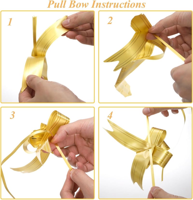 DEAYOU 6 Pack Baskets for Gifts Empty, 10" x 8" Sturdy Cardboard Market Tray with Handle, Paper Gift Baskets Kit To Fill with Wrap Bags and Gold Pull Bows for Easter, Christmas, Birthday, Black Plaid - Image 5